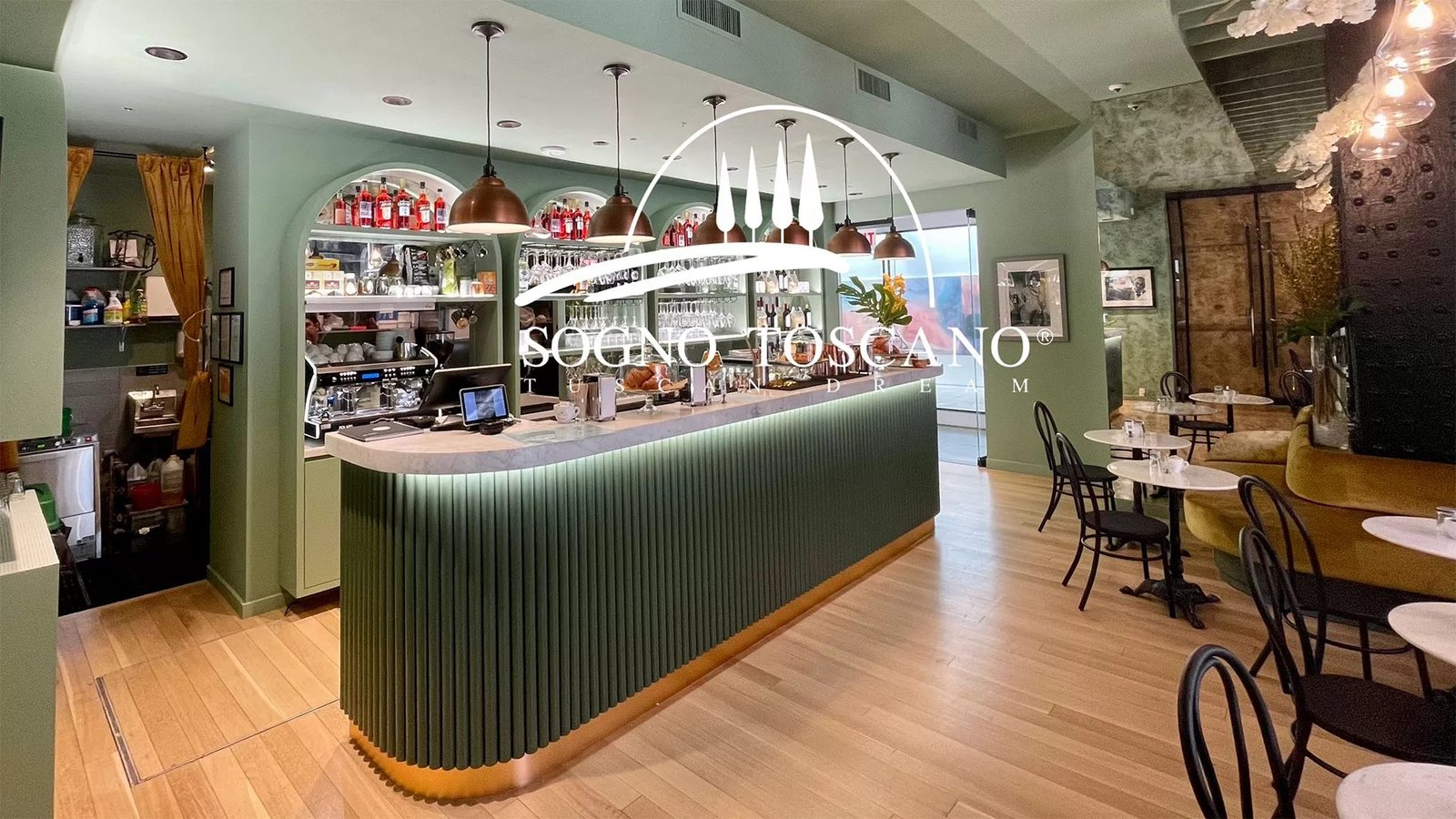 Inside a Sogno Toscano cafe