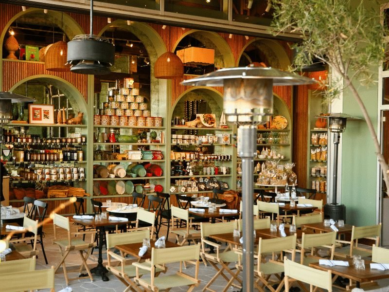 The dining room at Arcadia
