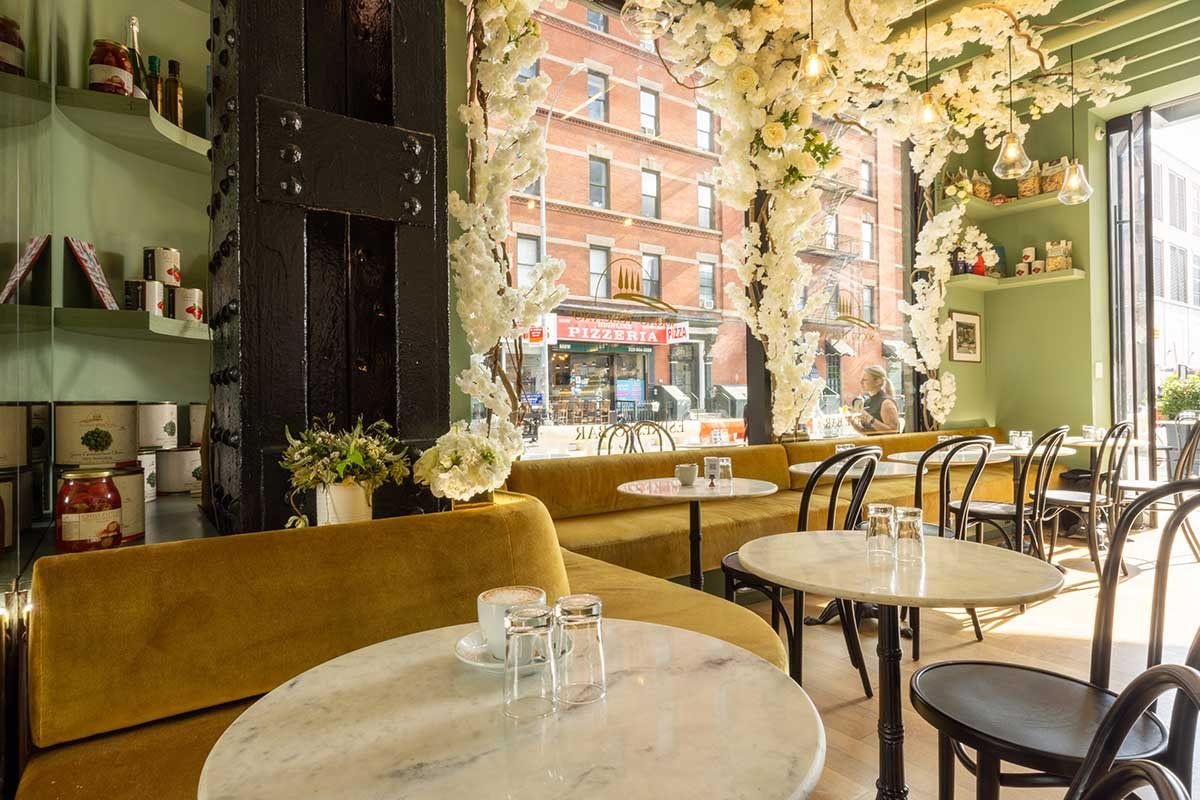 The dining room at Sogno Toscano Chelsea